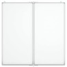 Tableau blanc magnétique pliable 100x100x1,7 cm aluminium 