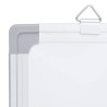 Tableau blanc magnétique pliable 100x100x1,7 cm aluminium 