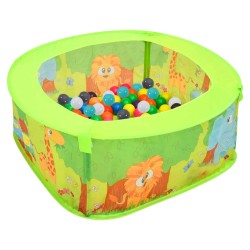 Piscine à balles avec 300 balles pour enfants 75x75x32 cm 