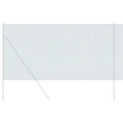 Clôture en fil soudé verte, 1,2 x 25 m en acier. 