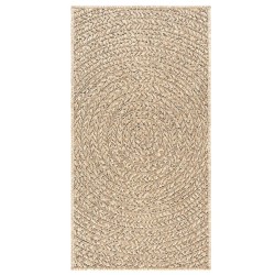 Tapis ZIZUR 100x200 cm aspect de jute intérieur et extérieur 