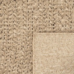 Tapis ZIZUR 100x200 cm aspect de jute intérieur et extérieur 