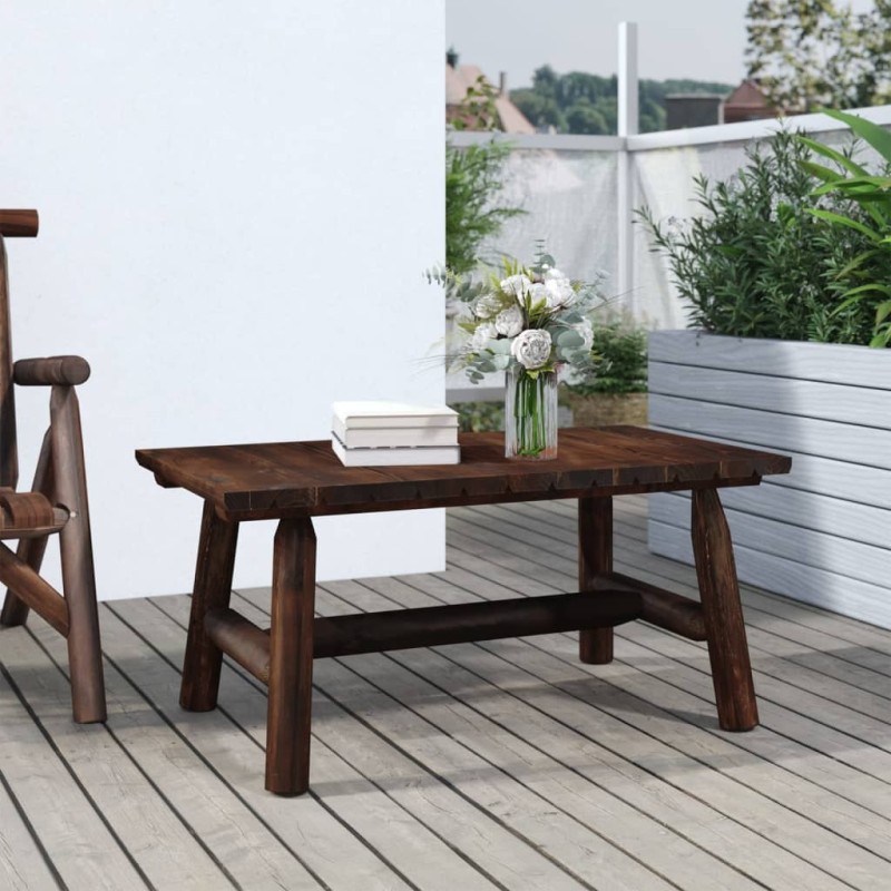 Table basse 90x50x41 cm bois massif d'épicéa  