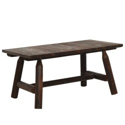 Table basse 90x50x41 cm bois massif d'épicéa  