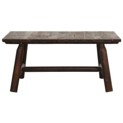Table basse 90x50x41 cm bois massif d'épicéa  