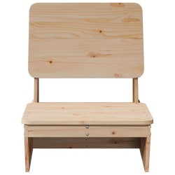 Chaise de jardin 60x64x70,5 cm bois de pin massif 
