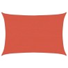 Voile d'ombrage 160 g/m² Terre cuite 4x5 m PEHD 