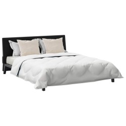 Couette avec oreiller 3 pcs Blanc 200 x 200 cm Microfibre 