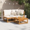 Table de jardin 63x63x30 cm bois d'acacia solide 
