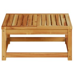 Table de jardin 63x63x30 cm bois d'acacia solide 