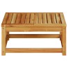 Table de jardin 63x63x30 cm bois d'acacia solide 