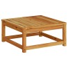 Table de jardin 63x63x30 cm bois d'acacia solide 