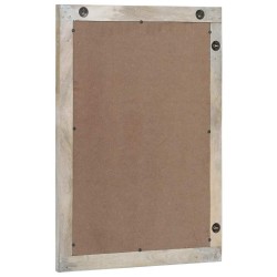 Miroir de salle de bain Marron, argent 50 x 2,5 x 70 cm 