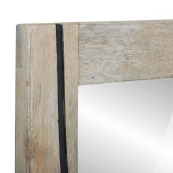 Miroir de salle de bain Marron, argent 50 x 2,5 x 70 cm 