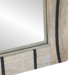 Miroir de salle de bain Marron, argent 50 x 2,5 x 70 cm 