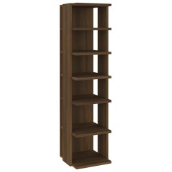 Étagère à chaussures Chêne marron 27,5x27x102cm Bois ingénierie 