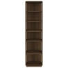 Étagère à chaussures Chêne marron 27,5x27x102cm Bois ingénierie 
