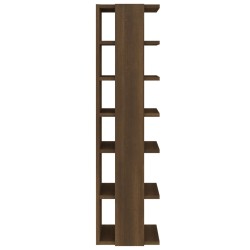 Étagère à chaussures Chêne marron 27,5x27x102cm Bois ingénierie 