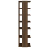Étagère à chaussures Chêne marron 27,5x27x102cm Bois ingénierie 