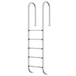 Échelle de piscine 54x38x211 cm acier inoxydable 304 