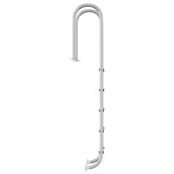 Échelle de piscine 54x38x211 cm acier inoxydable 304 