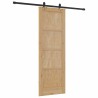 Porte coulissante avec kit de quincaillerie 73,5x211 cm Bois massif de pin 