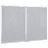 Tableau blanc magnétique pliable 120x100x1,7 cm aluminium 