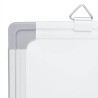 Tableau blanc magnétique pliable 120x100x1,7 cm aluminium 
