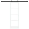 Porte coulissante avec kit de quincaillerie 'ORKDAL'Blanche 73,5x211 cm 