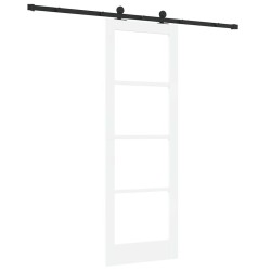 Porte coulissante avec kit de quincaillerie 'ORKDAL'Blanche 73,5x211 cm 