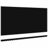Tissu de Remplacement pour Auvent pour Cadre de 6x3,5 m Noir 