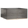 Housses de salon de jardin 2 pcs 16 œillets 205x205x90 cm carré 