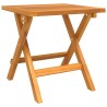 Ensemble de 3 transats avec table d'appoint en bois d'acacia massif 