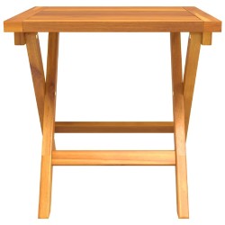 Ensemble de 3 transats avec table d'appoint en bois d'acacia massif 