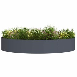 Planteur Anthracite Anthracite Métal Grand Durable Planteur 