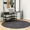 Tapis OVIEDO à poils courts anthracite Ø 160 cm 
