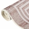 Tapis lavable antidérapant 160x230 cm beige 