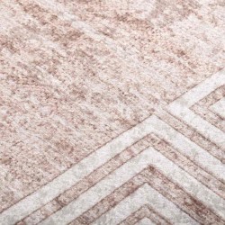 Tapis lavable antidérapant 160x230 cm beige 