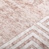 Tapis lavable antidérapant 160x230 cm beige 