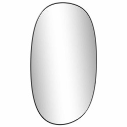 Miroir mural Noir 80x50 cm 