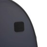 Miroir mural Noir 80x50 cm 