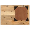 Miroir avec étagères 80x8x55 cm verre et bois massif manguier 