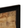 Miroir avec étagères 80x8x55 cm verre et bois massif manguier 