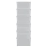 Boîtes de rangement en plastique 6 pcs 10 L empilables 