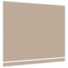 Tissu de remplacement pour auvent pour cadre 4x3,5 m Beige 
