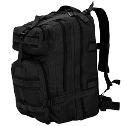 Sac à dos en style militaire 50 L Noir 