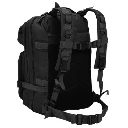 Sac à dos en style militaire 50 L Noir 