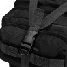 Sac à dos en style militaire 50 L Noir 