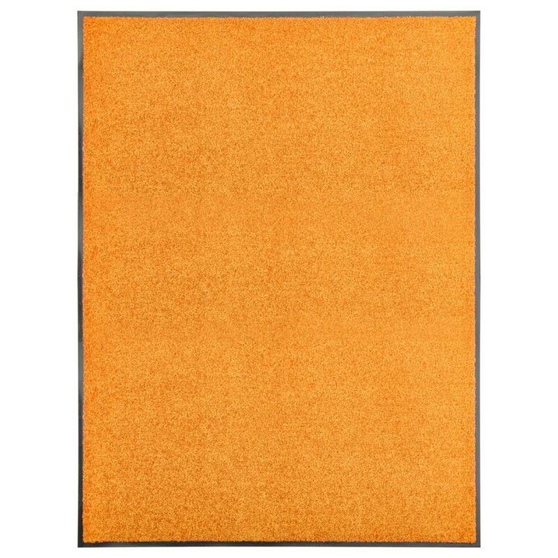 Paillasson lavable Orange 90x120 cm 