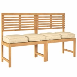 Coussins de palette pour siège 4 pcs beige 40x40x8 cm en tissu Oxford 